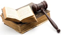 law book and gavel